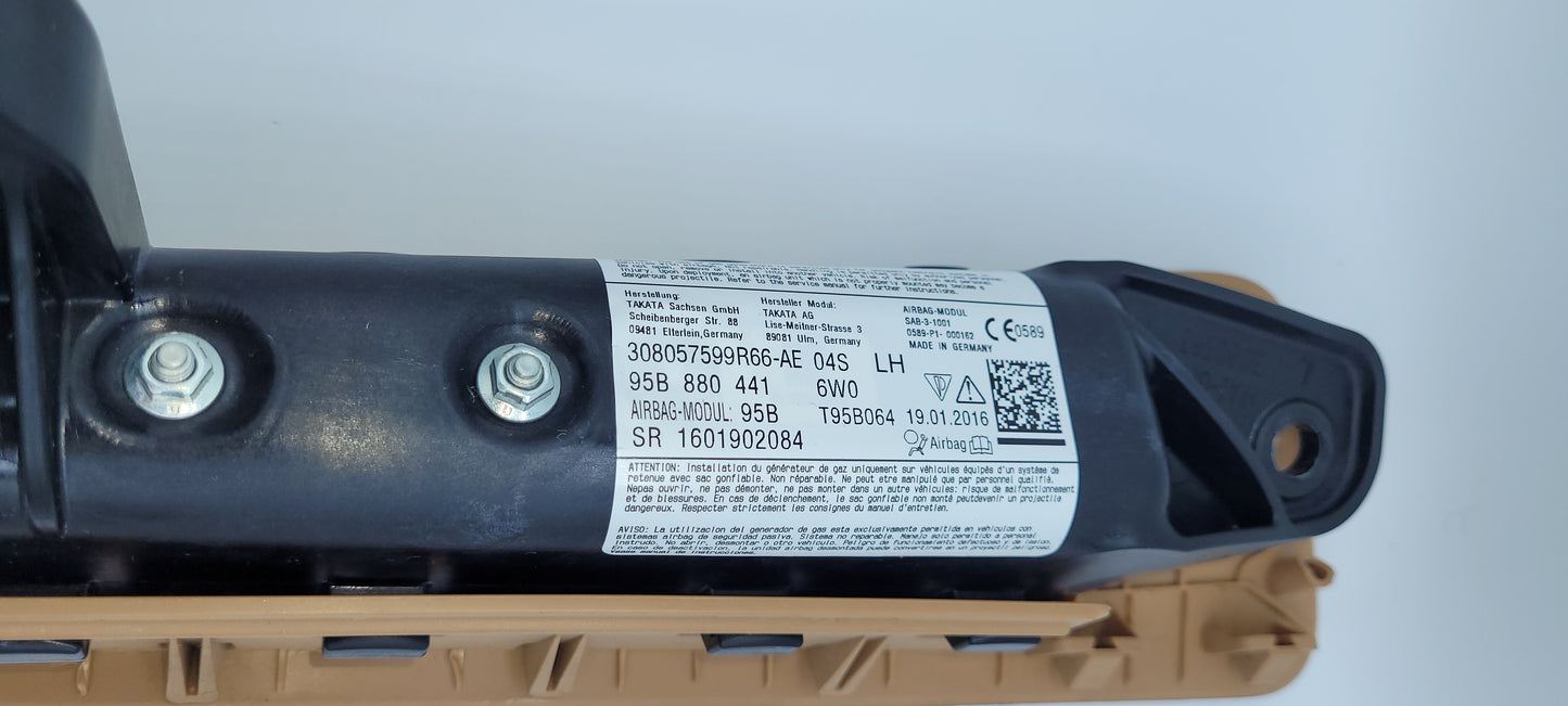 Porsche Macan Rear Passenger Left SRS Airbag 95B (LH) Beige - 95B880441