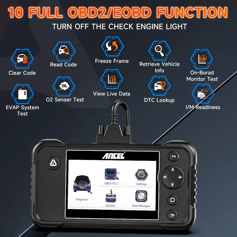 ANCEL FX 3000 ELITE CAR OBD2 SCANNER DIAGNOSTIC TOOL MULTI-SYSTEM CHECK