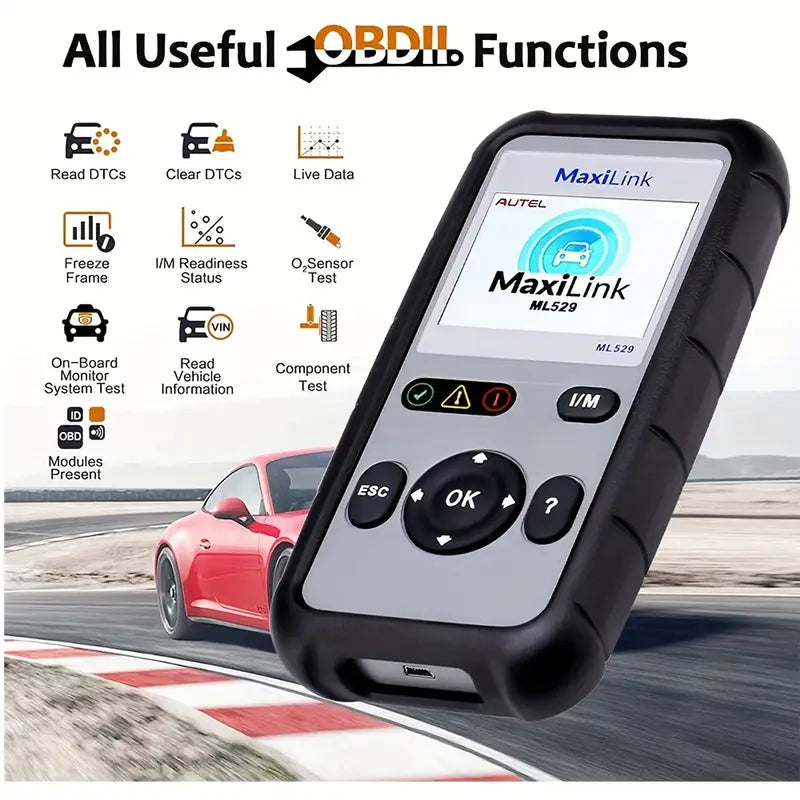 AUTEL MAXILINK ML529 OBD II CODE READER DIAGNOSTIC SCANNER TOOL