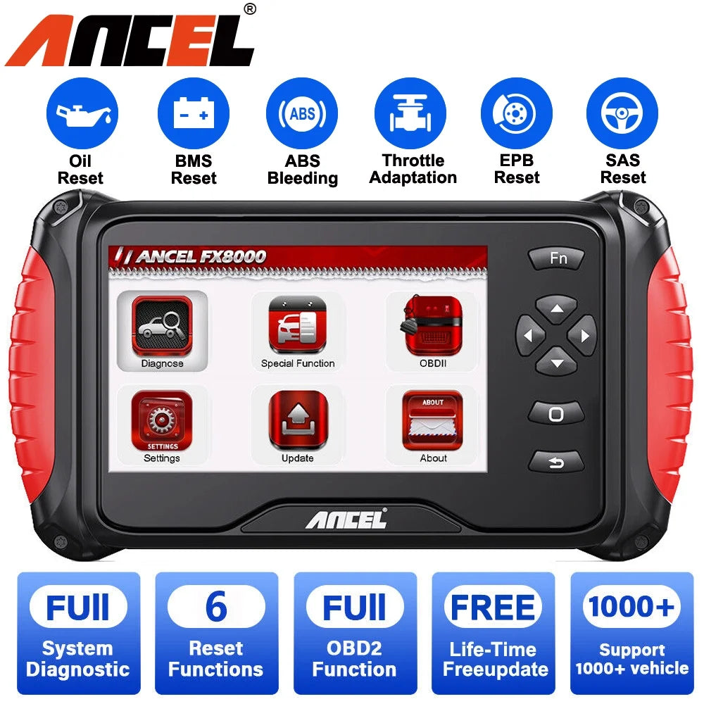 ANCEL FX8000i INTELLIGENT DIAGNOSTIC  SCANNER MULTI-FUNCTION TOOL