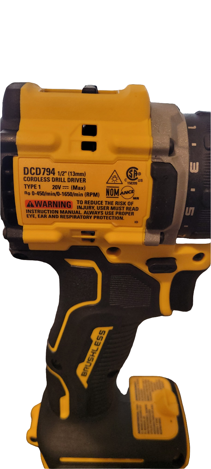 DEWALT ATOMIC 1/2" DRILL DCD794 NEW