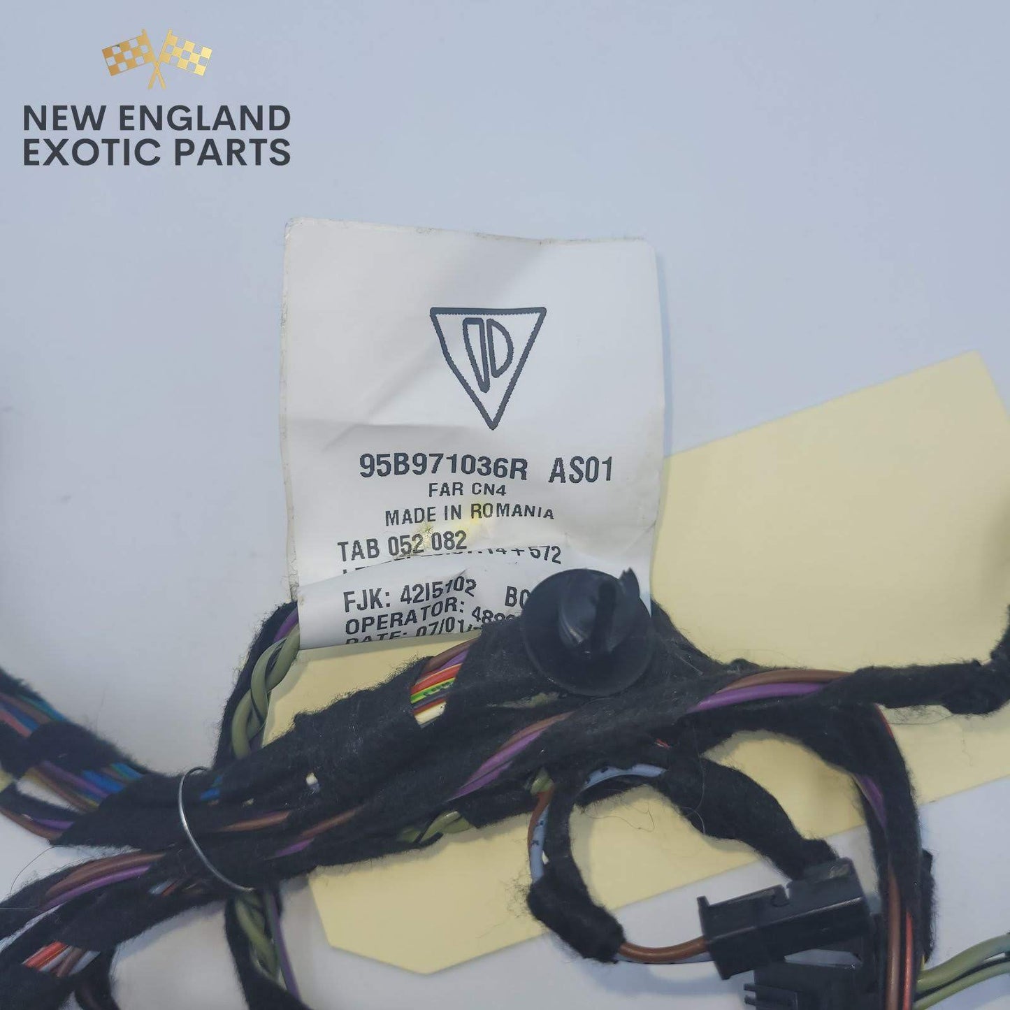 2015-2018 PORSCHE MACAN FRONT RIGHT DOOR PANEL WIRING HARNESS - 95B971036R