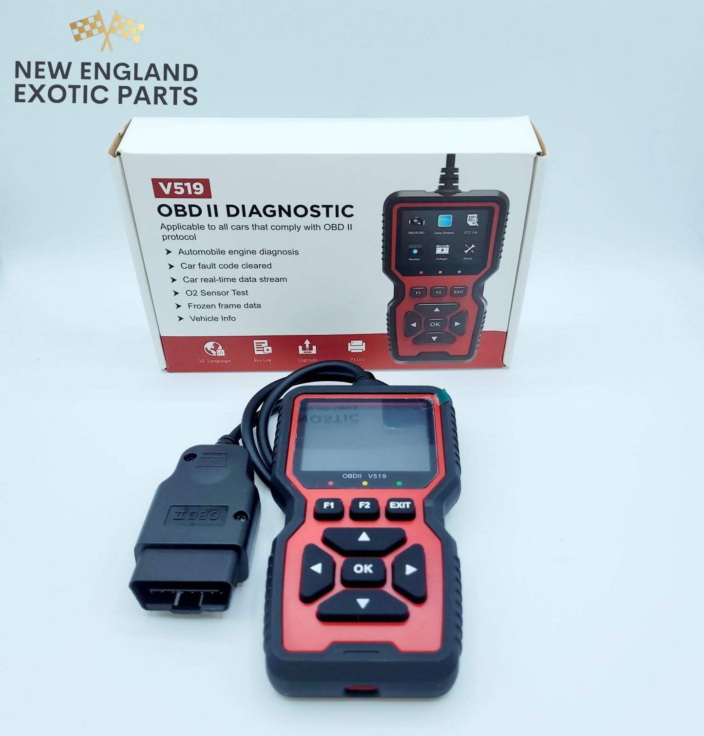 V519 OBD2 CODE READER SCANNER ENGINE SYSTEM DIAGNOSTIC TOOL