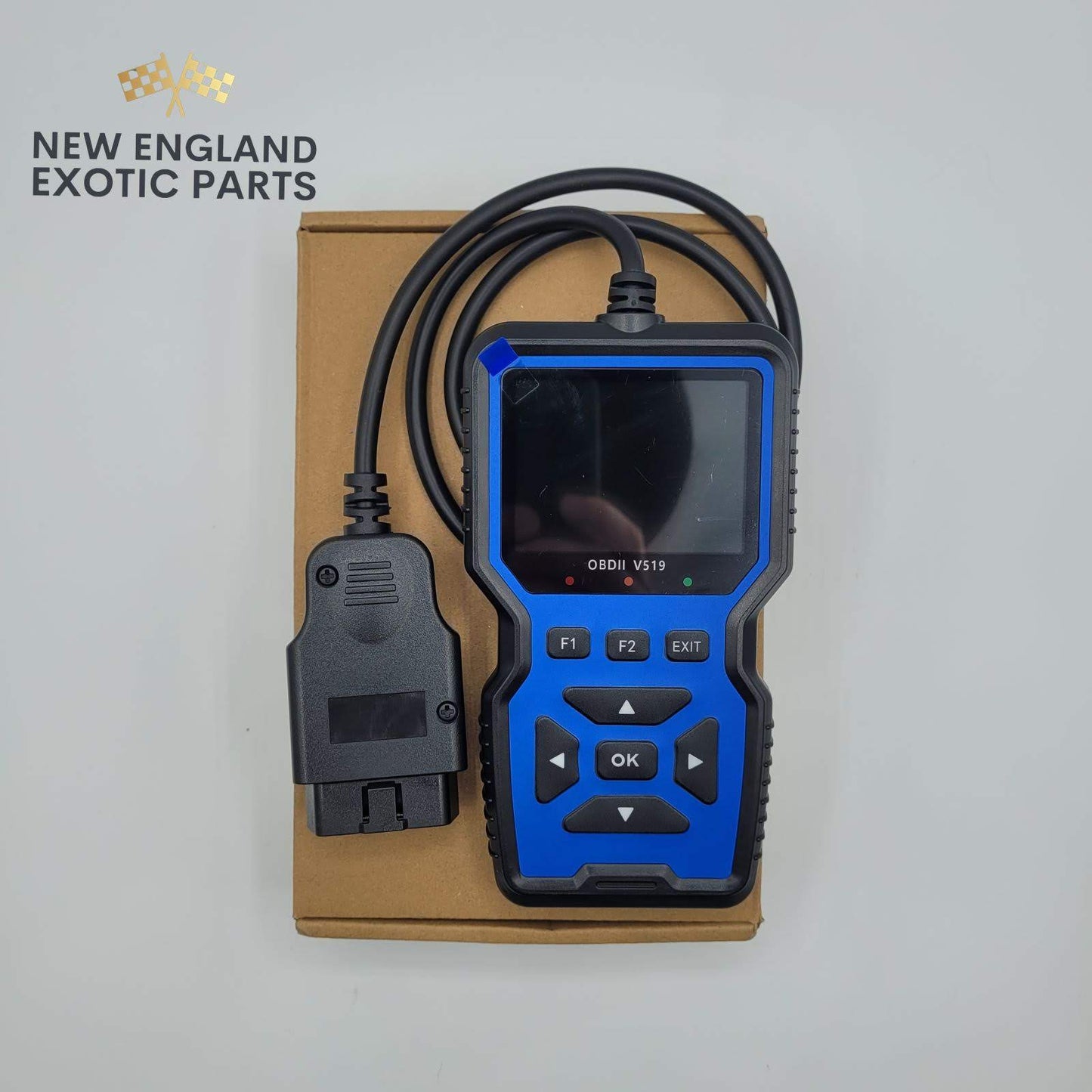 V519 OBD2 SCANNER CODE READER ENGINE SYSTEM DIAGNOSTIC TOOL - BLUE