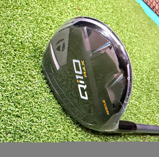 NEW TAYLORMADE QI10 MAX RESCUE (23) 4 HYBRID SPEEDER NX R FLEX 50g LEFT HANDED