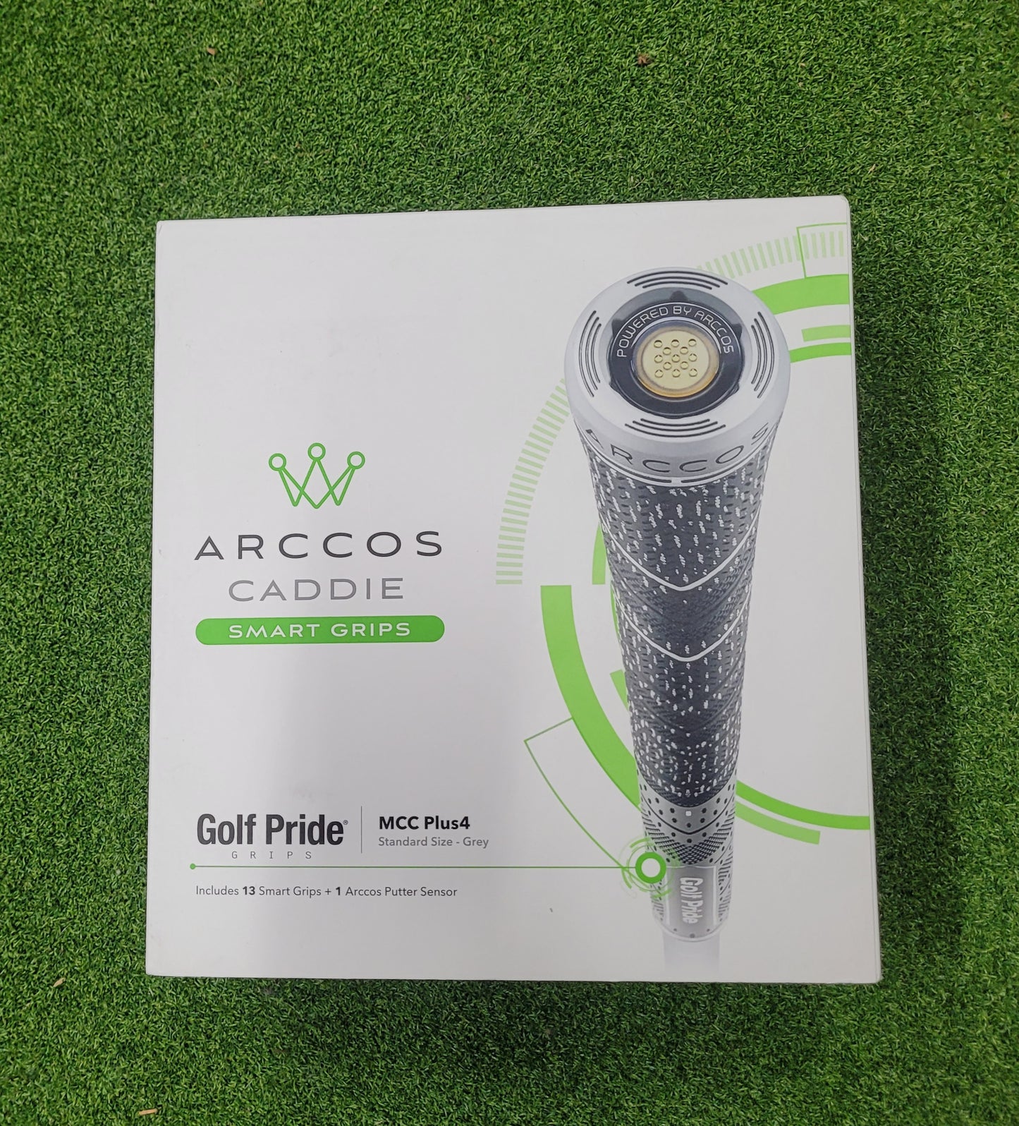 ARCCOS CADDIE BUNDLE SET GOLF PRIDE 13 MCC PLUS4 STANDARD + 1 YR SUB