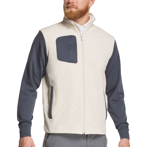 NWT FOOTJOY THERMOSERIES F2 HYBRID FULL ZIP GOLF JACKET STONE/ CHARCHOAL SIZE MEDIUM