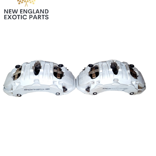 2015-2018 PORSCHE MACAN S 3.0L FRONT BREMBO BRAKE CALIPERS SET - 95B615105R, 95B615105L