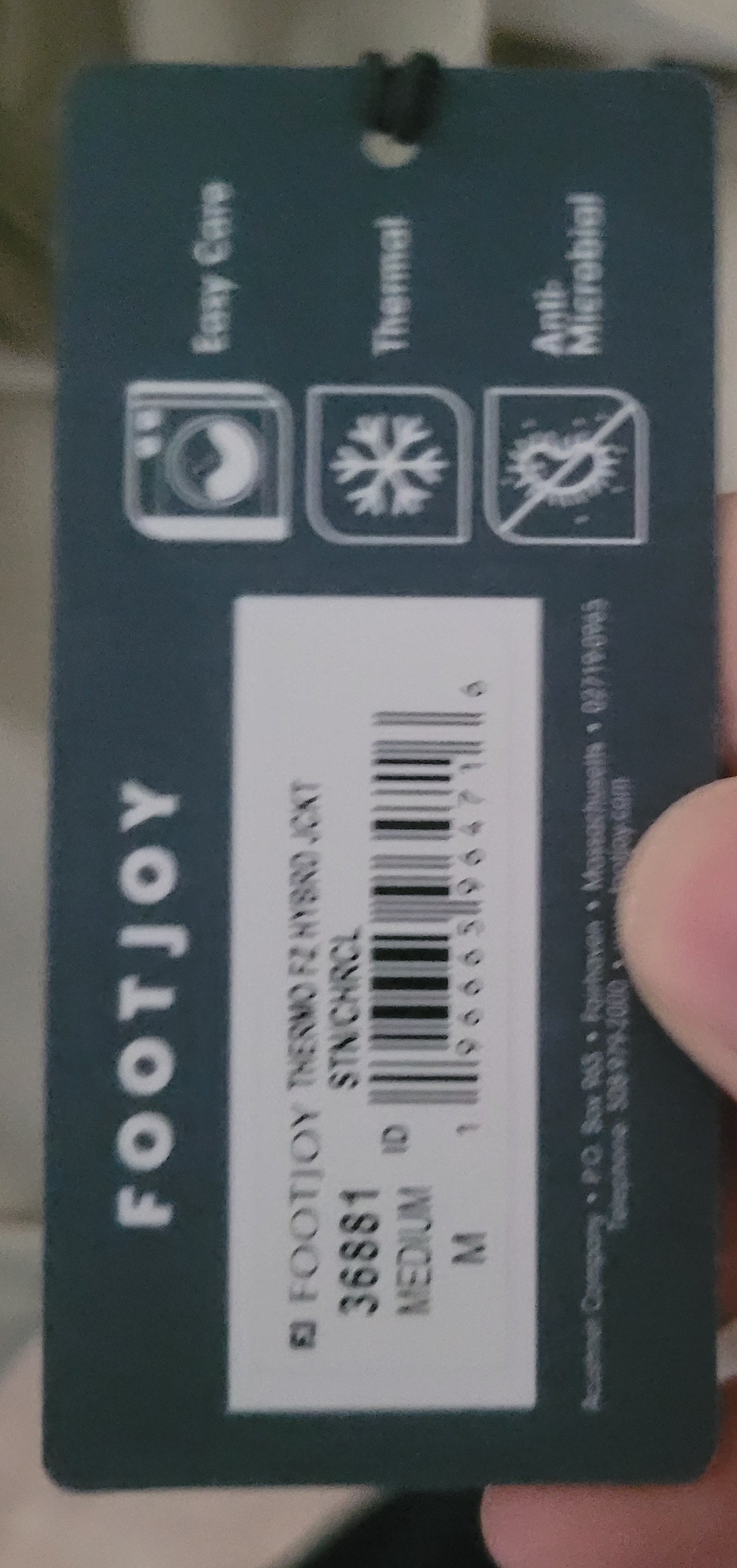 NWT FOOTJOY THERMOSERIES F2 HYBRID FULL ZIP GOLF JACKET STONE/ CHARCHOAL SIZE MEDIUM