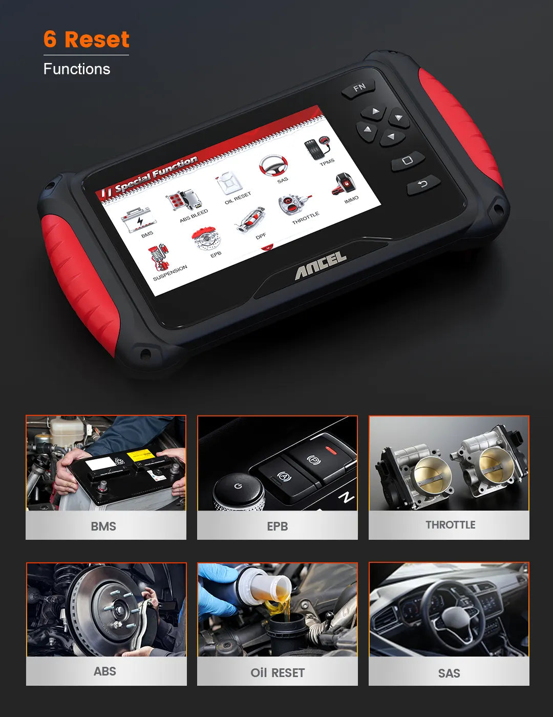 ANCEL FX8000i INTELLIGENT DIAGNOSTIC MULTI FUNCTION SCANNER TOOL